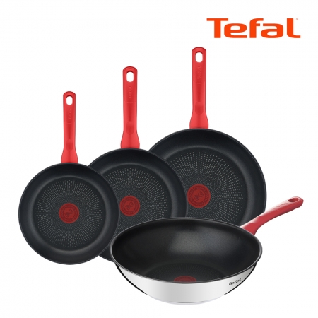 테팔 에디션 레드 인덕션 프라이팬 20cm+24cm+28cm+궁중팬 28cm #2