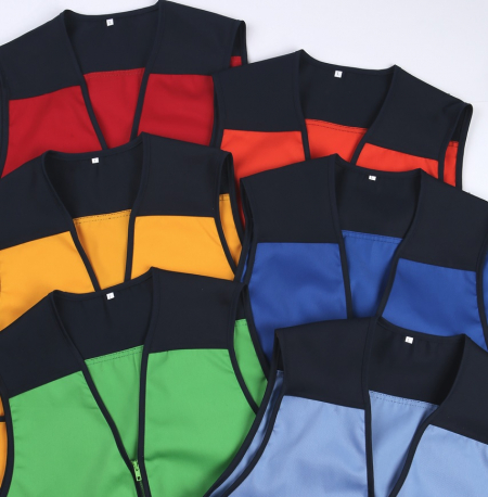 TC 배색 마트 조끼 B #2