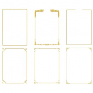 세우세 상장용지 무지 테두리