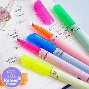 라메스프렌즈 캐릭터 형광펜