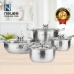 작은이미지: 일리 노에스 스텐 인덕션 냄비 세트 4종 #2