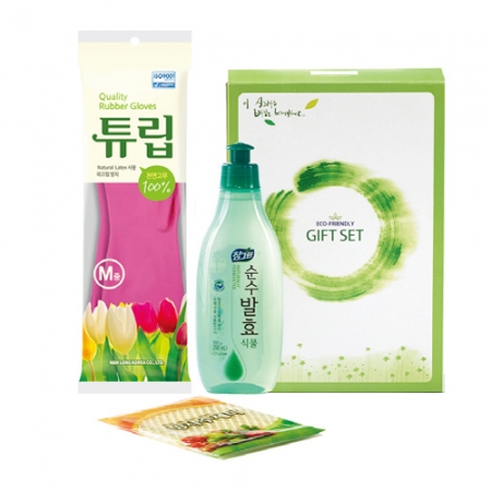 참그린식물 고무장갑 수세미 (3종) #2