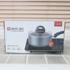 에코키친 세라믹 냄비 18cm 편수 KB372
