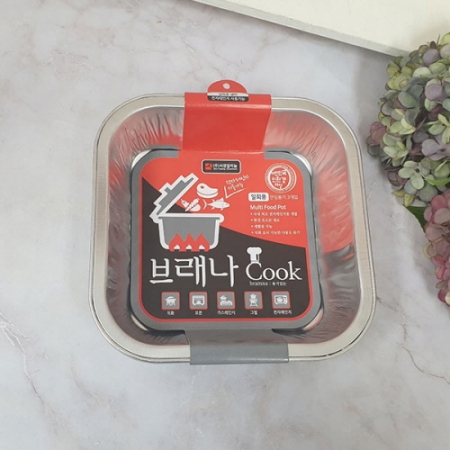 에코키친 일회용 사각 멀티냄비 1000 3매입 KB279 #2