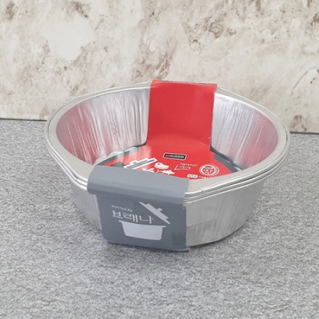 에코키친 일회용 원형 멀티냄비 1450 3매입 KB280 #2