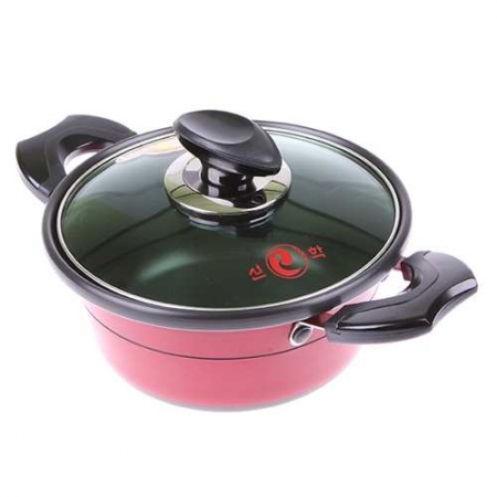 에코키친 컬러풀 냄비 레드 18cm 양수 KB448 #2