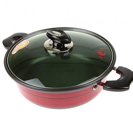 에코키친 컬러풀 냄비 레드 전골24cm KB455 #2