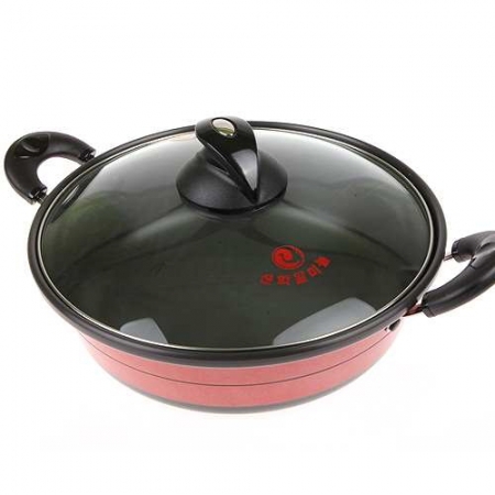 에코키친 컬러풀 냄비 레드 전골28cm KB459 #2