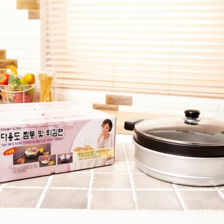 에코키친 다용도 튀김팬 겸 찜통 32cm KB545 #2