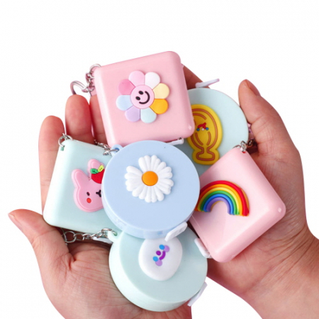 에코라이프 귀여운 디자인 여성 다이어트 미니 키링 줄자 CBH614 #2