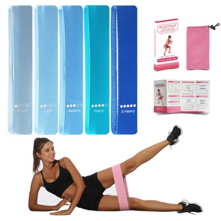 더바디 여성 다이어트 힙업 홈트 저항밴드 탄성밴드 세트 CBH622 #2