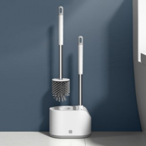 클린바스 베이직 화장실 변기 실리콘 브러시 2in1 세트 CBH676