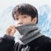 작은이미지: 에코라이프 남성용 레터링끈 겨울 방한 니트 넥워머 CBH801 #2