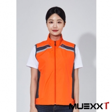 카라 망사 조끼 MUL373