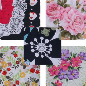 MJ 매직 발렌티노 (본염) 손수건 1P, 스카프, 순면 남녀 손수건