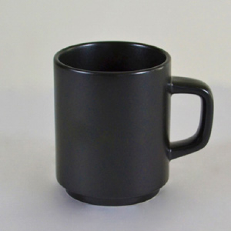 허리케인 올 무광 블랙 머그컵 - 실크 #2