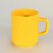 허리케인 올 무광 옐로우 머그컵 - 실크