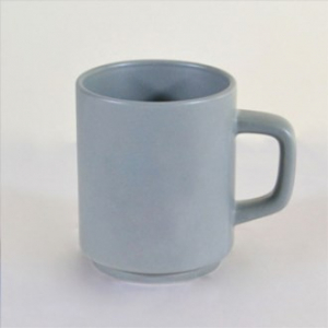 허리케인 올 무광 그레이 머그컵 - 실크