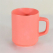 허리케인 올 무광 핑크 머그컵 - 실크