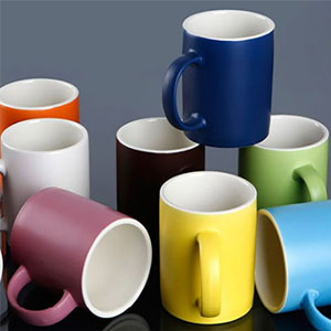 하이앤드 투톤 무광 머그컵 실크 #2