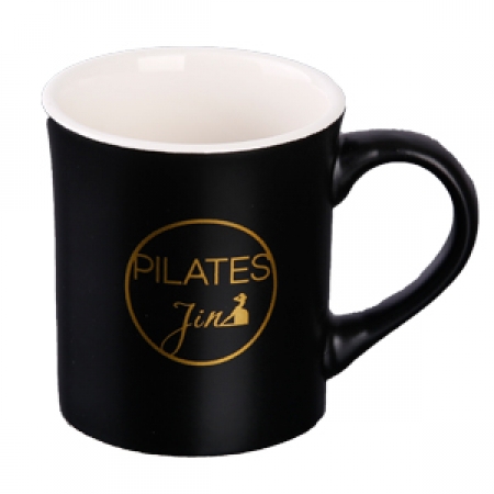 썬플라워 무광 블랙머그 // 실크 #2