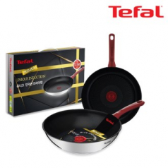 테팔 유니크 인덕션 프리미엄 프라이팬 26cm+ 멀티 팬 28cm CT1-UQFP26W28