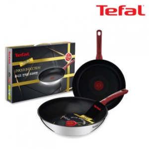 테팔 유니크 인덕션 프리미엄 프라이팬 26cm+ 멀티 팬 28cm CT1-UQFP26W28