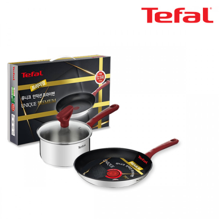 테팔 유니크 인덕션 프리미엄 프라이팬 24cm + 냄비 편수 16cm CT1-UQFP24P16 #2