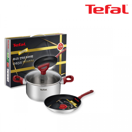 테팔 유니크 인덕션 프리미엄 프라이팬 20cm + 냄비 양수 20cm CT1-UQFP20P #2