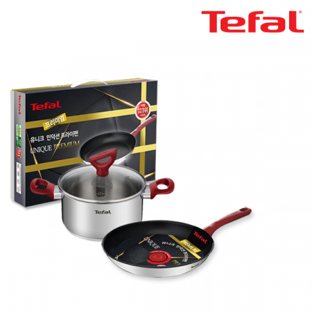 테팔 유니크 인덕션 프리미엄 프라이팬 24cm + 냄비 양수 20cm CT1-UQFP24P20 #2