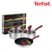 작은이미지: 테팔 유니크 인덕션 프리미엄 프라이팬 24cm + 냄비 편수 16cm + 양수 18cm CT1-UQFP24P1618 #2