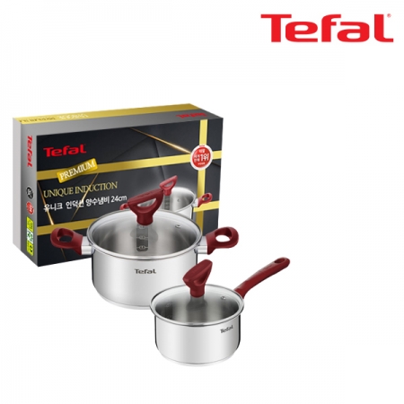 테팔 유니크 인덕션 프리미엄 냄비 편수 16cm + 양수 24cm CT1-UQP1624 #2