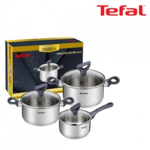 테팔 라피네 인덕션 프리미엄 냄비 편수 16cm + 양수 18cm + 20cm CT1-RNP161820