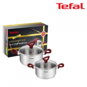 테팔 유니크 인덕션 프리미엄 냄비 양수 20cm + 양수 24cm CT1-UQP2024