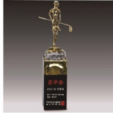 금속크리스탈 여성 골프트로피 145
