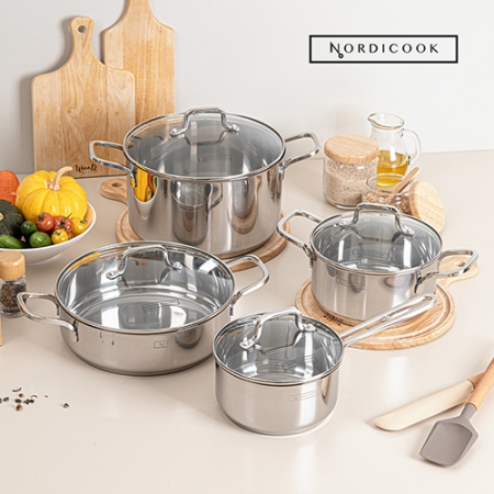 노르디쿡 스완 IH 인덕션 스텐 냄비세트 4종 #3