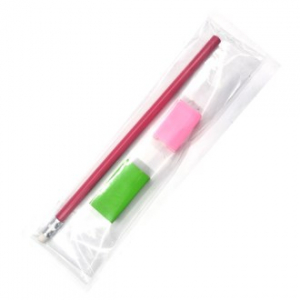 opp포장 필기구문구세트 (연필+지우개+연필깍이)