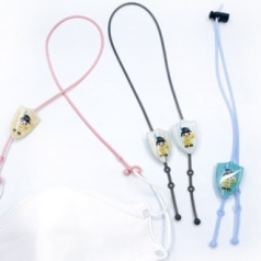 자개 쉴드 캐릭터 실리콘 목걸이줄-캐릭터 맞춤 제작