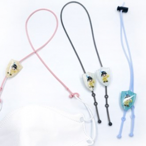 자개 쉴드 캐릭터 실리콘 목걸이줄-캐릭터 맞춤 제작