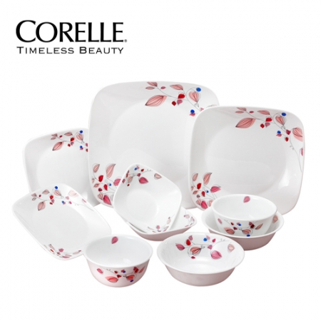 [corelle] 핑크브리즈 사각 2인 10p #2