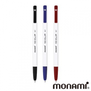 모나미 153 클립 볼펜 0.7mm