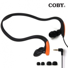 COBY 스포츠 헤드폰 CVE307