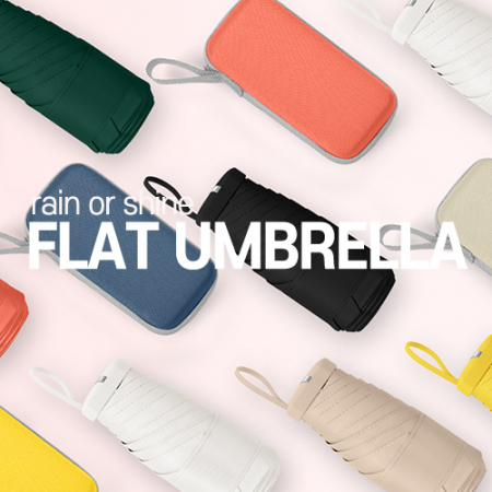 플랫 수동 초미니 5단 양우산  - 파우치 포함 #2