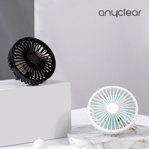 애니클리어 차량용 USB 송풍구 무드등 선풍기