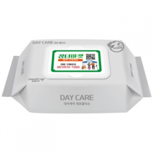녹색인증 데이케어 생분해 물티슈40매 캡 FSC