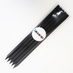 인컬러 opp 흑목 원형 연필세트 5본입