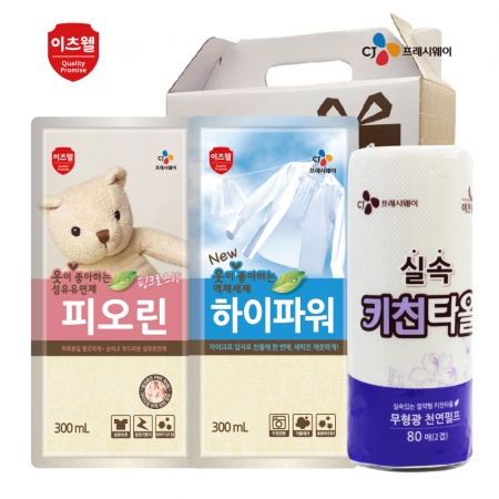 CJ이츠웰 하이파워,피오린,키친타올3종세트 #2