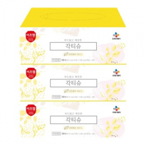 CJ 각티슈 180매 * 3개입