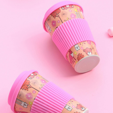 리유저블컵, 대나무 섬유컵 400ml #4