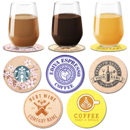 가죽 매직 컵받침 (재생가죽 코스타) #2